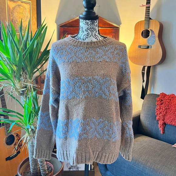 Elsamanda | Anthropology Chunky Wool Sweater - Picture 1 of 3